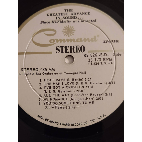 Command - Enoch Light And His Orchestra - Stereo 35/MM - RS 826 S.D. - 33 RPM - Picture 6 of 8